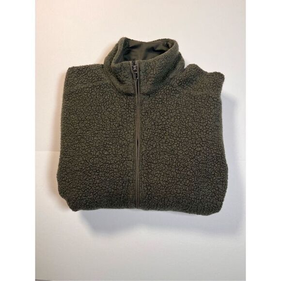 Lululemon Men Tundra Trek 1/2 Zip OliveGreen Size Medium M3BT0S Wool Silk Blend - Picture 1 of 12